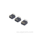Conector de cabecera hembra de paso de 2,54 mm 3P